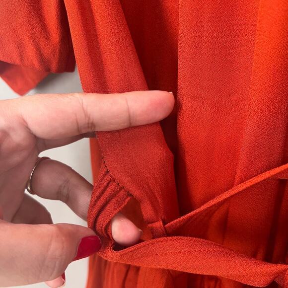 43. Ulla Johnson Marion Midi Dress Womens 12 Boho Chic Cottagecore Elegant - Picture 5 of 10